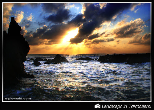 Sunrise at Pandak beach picture