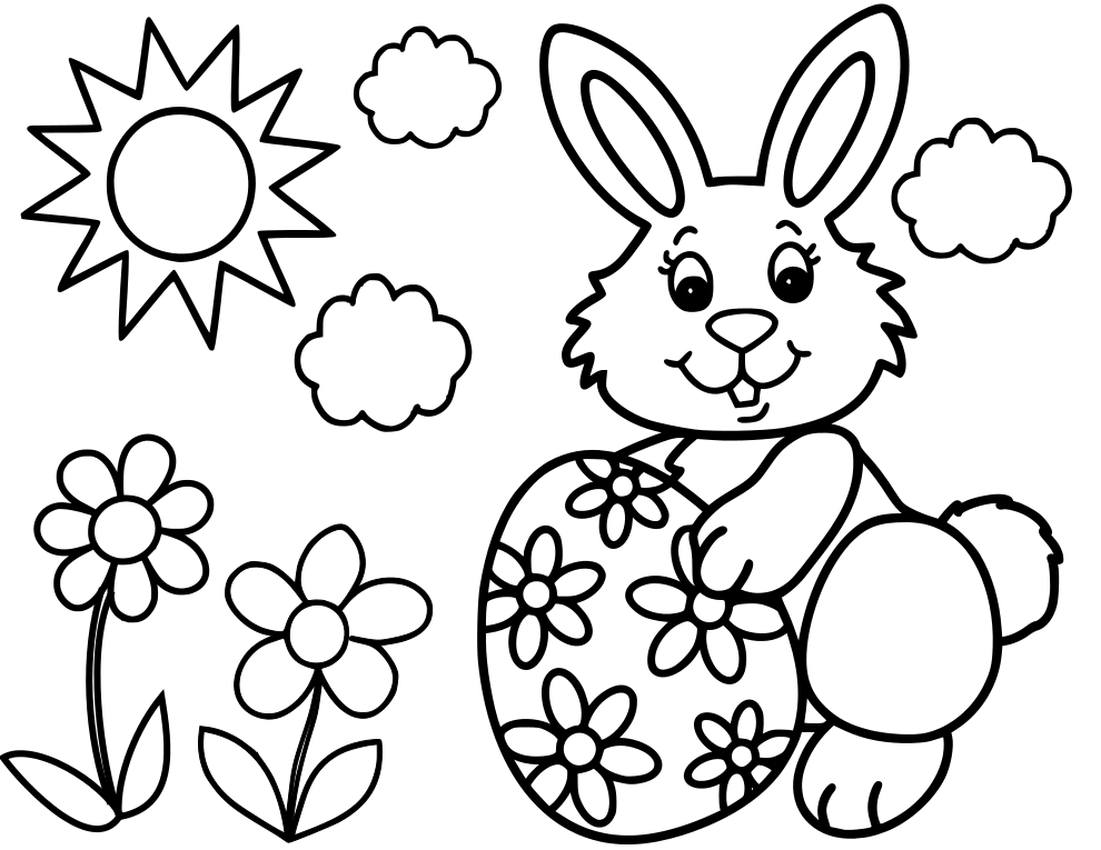 Download Easter Bunny Coloring Pages at GetDrawings | Free download