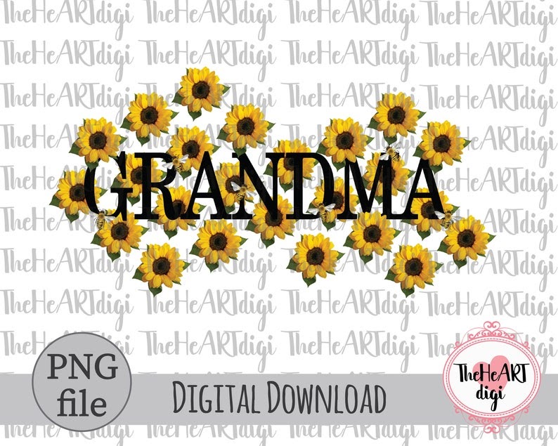 Download Free SVG Sunflower Grandma Svg 19318+ File for DIY T-shirt, Mug,
Decoration and more for Cricut, Silhouette and Other Machine