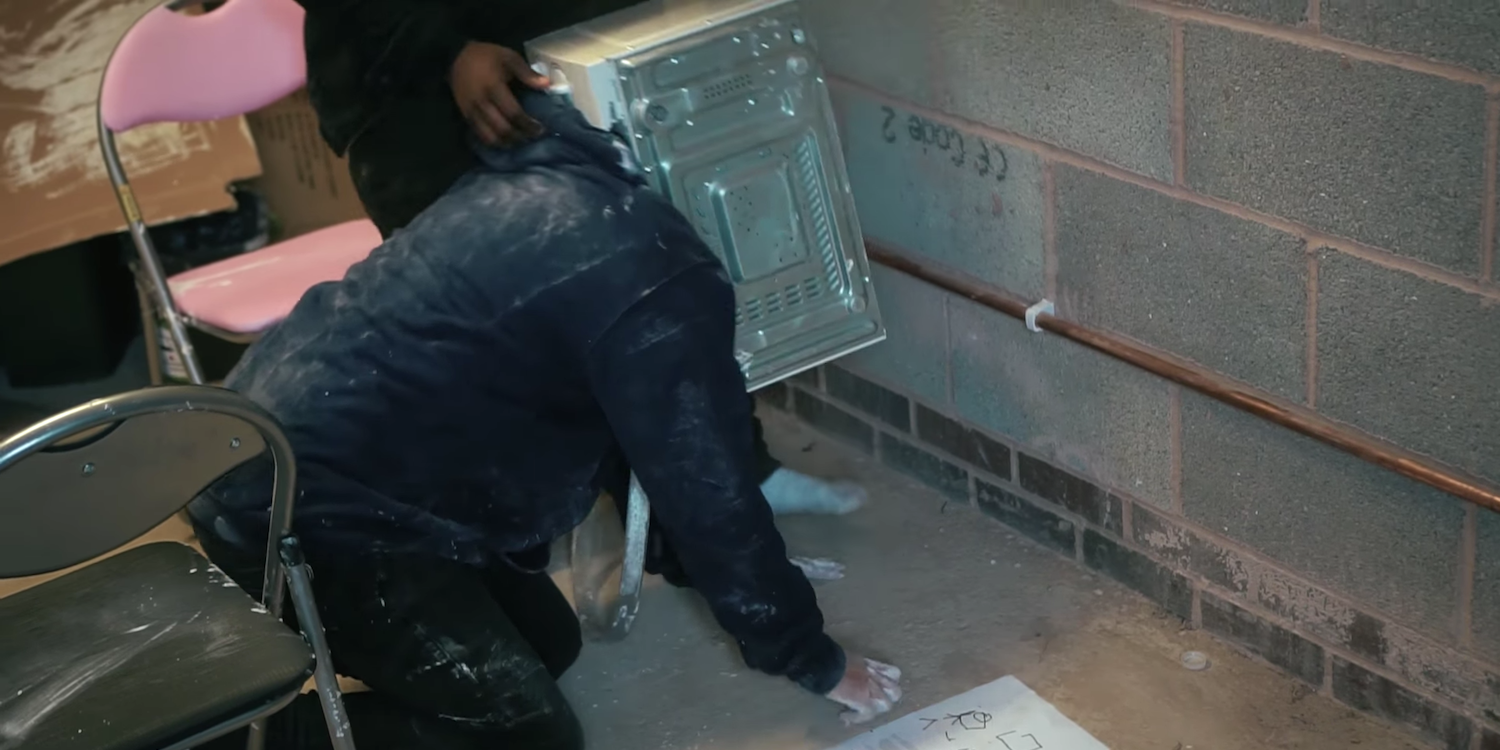 tgfbro microwave prank cement setting