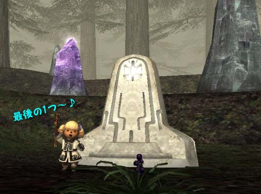 ジラm５ 古代石碑巡礼 その５ 光の祈り 夢の続き Ff11日記