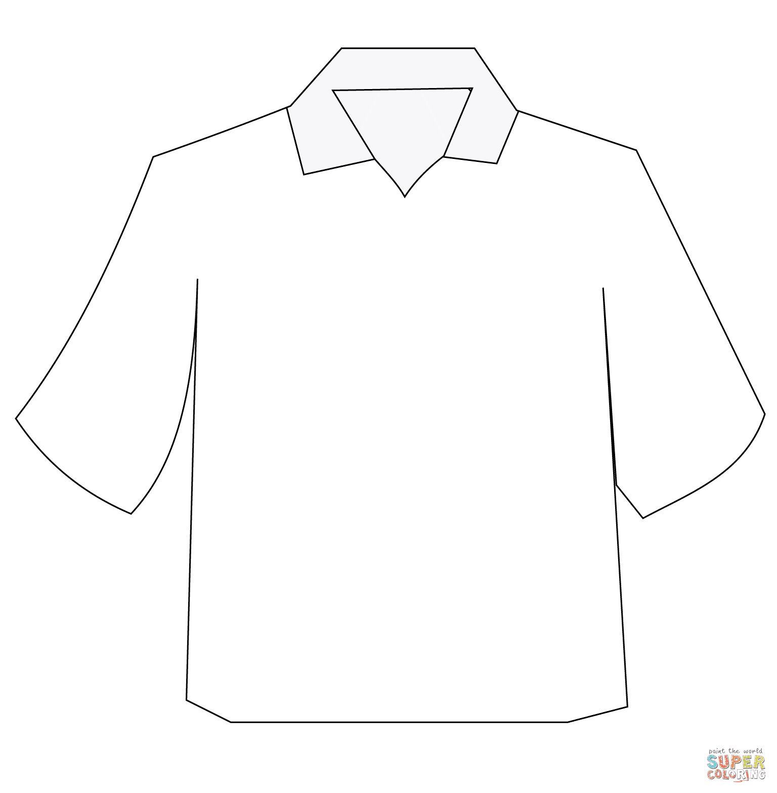 Estremamente Disegno di La polo da colorare
