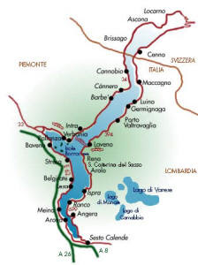 Cartina Geografica Del Lago Maggiore