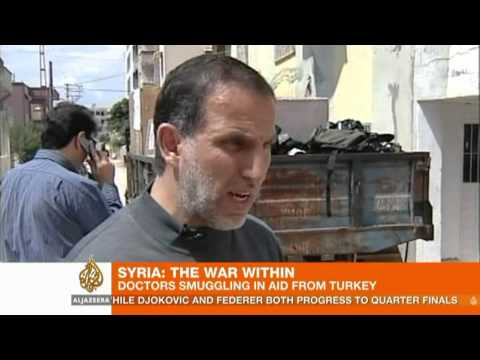 Syrian doctors smuggle in aid through Turkey