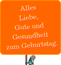 alles gute zum geburtstag mein lieber
