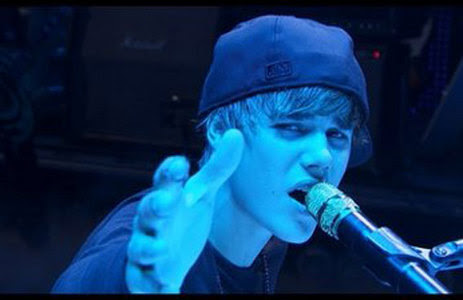 justin bieber crying down to earth. he singing down to earth