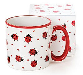 Ladybug Coffee Mug Cup Lady Bug Kitchen Home Decor | eBay