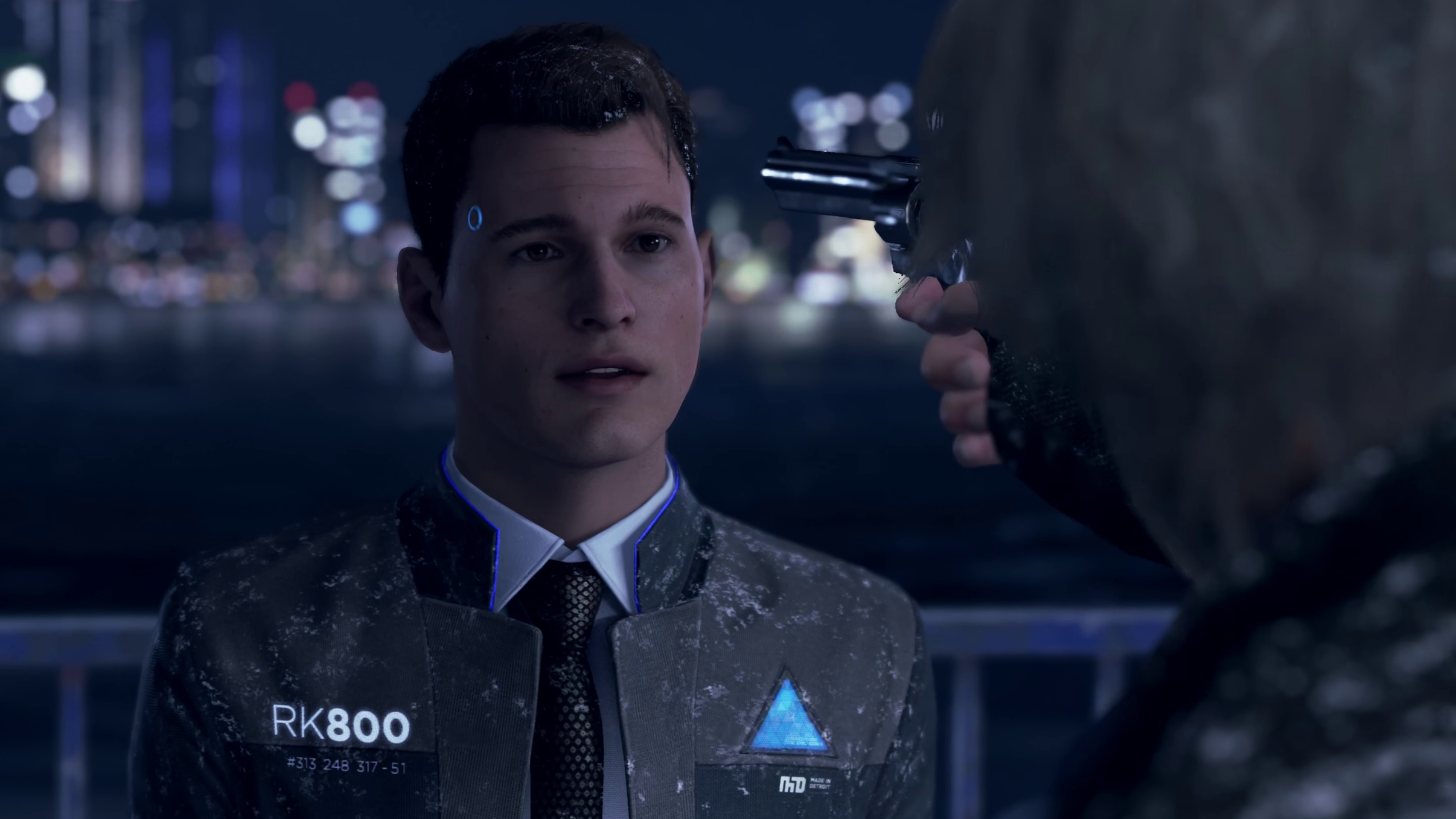 Detroit Become Human Images Hank Threatens To Shoot Connor Hd