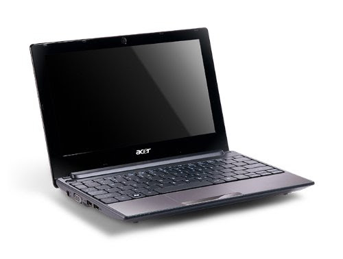 Acer Aspire One D255 10.1 inch Netbook (Intel Atom Dual-Core N550 Processor, 1GB RAM, 250GB HDD, Wifi, Webcam, 8hrs battery life, Windows 7 Starter & Android) - Sandstone Brown