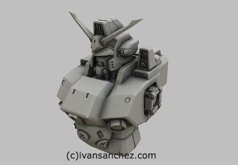 Gp01 Gp02 Gp01fb Gp03 Physalis Zephyranthes Stamen Orchis Dendrobium 3d gundam mesh cg sandrum