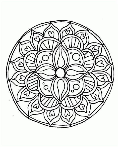 buddhist mandala coloring pages coloring home