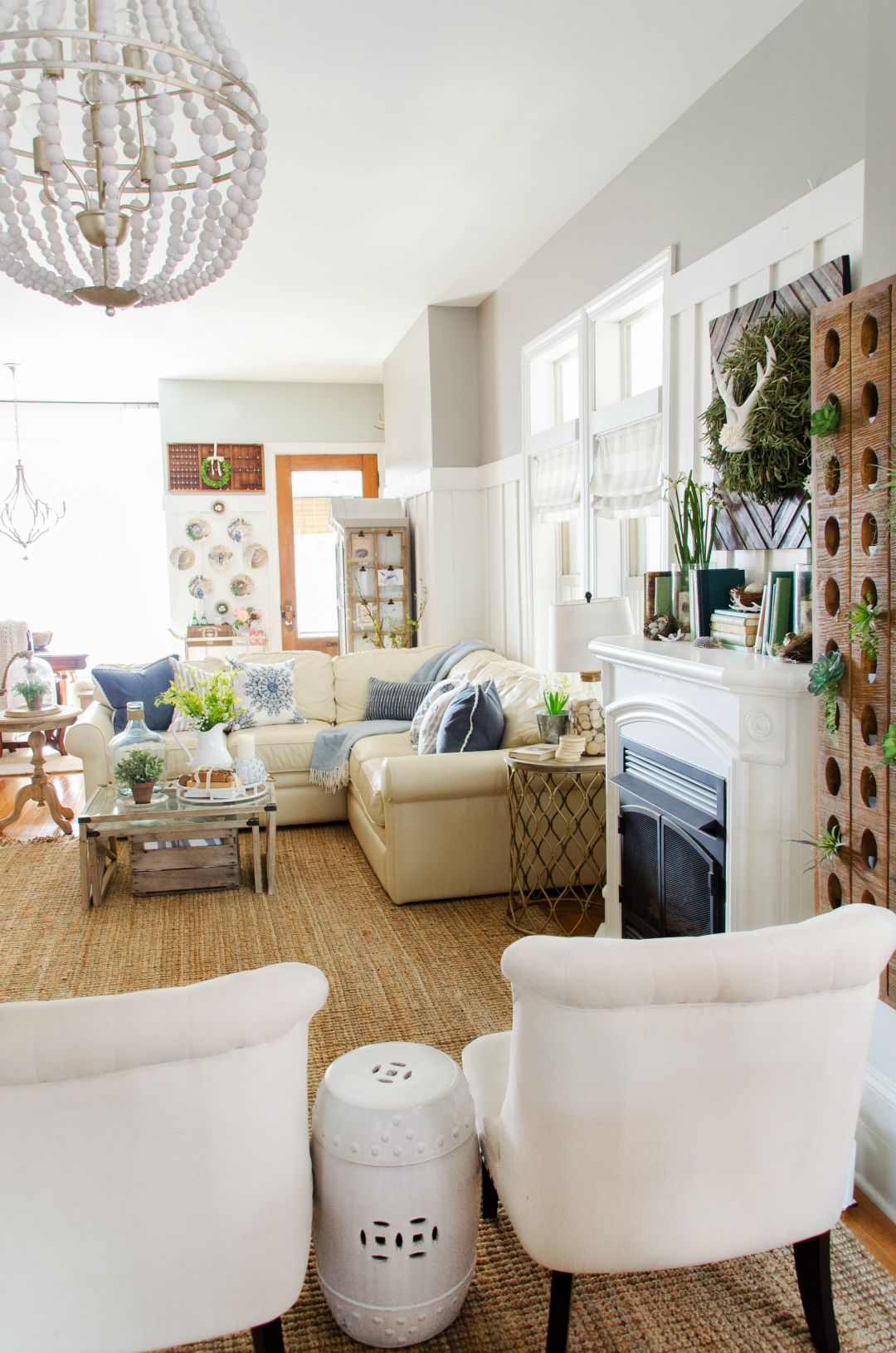 4 Tips for Refreshing Your Living  Room  for Spring with 