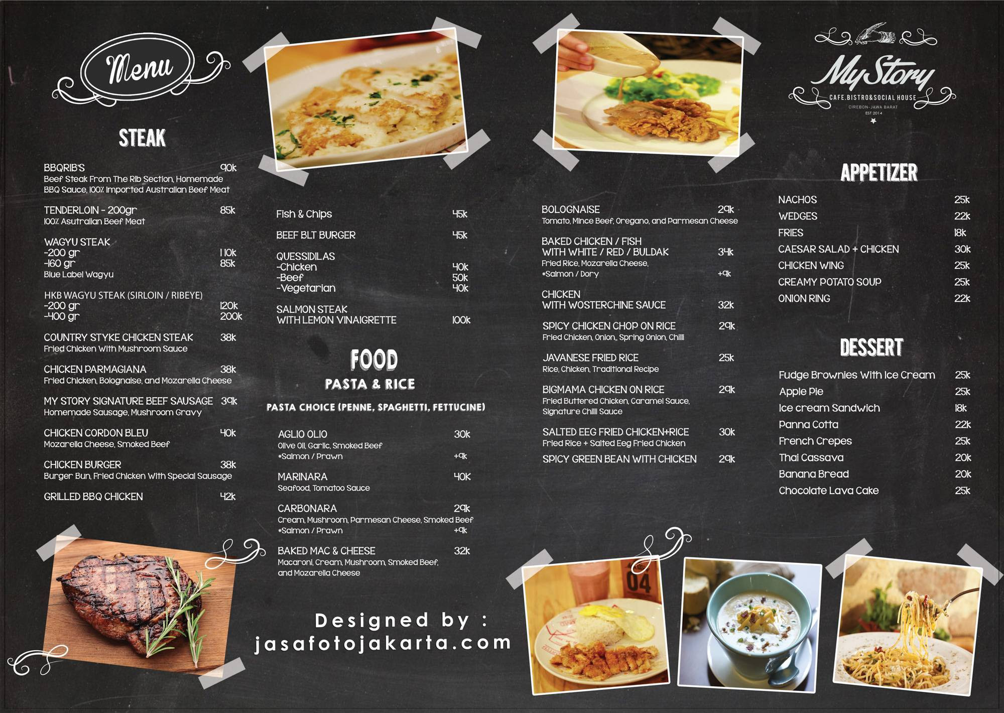 Terbaik Dari Design Banner Menu  Makanan Erlie Decor