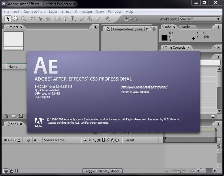 After Effects CS3 Setup Free Download
