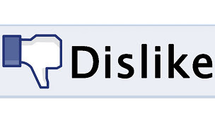 Botón de "No me gusta" en Facebook