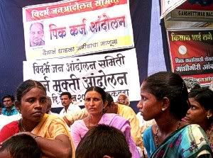 The Midday News surviving wives, now destitute widows, and children of Farmers Suicides in India from crop failures and bank foreclosures, repossessions and default loan repayment requirements