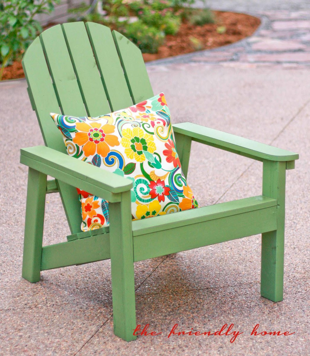 Ana White Green Adirondack Chairs - DIY Projects