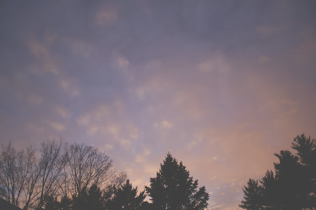 january sunset