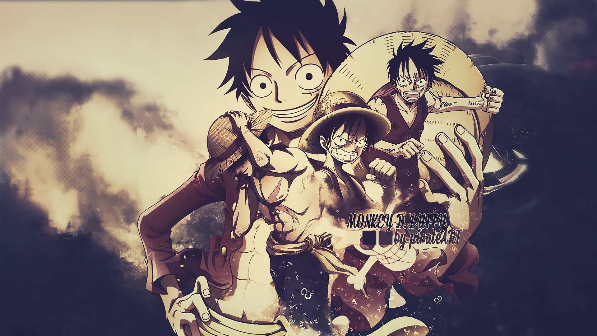 Monkey D. Luffy Wallpaper by dani17k on DeviantArt