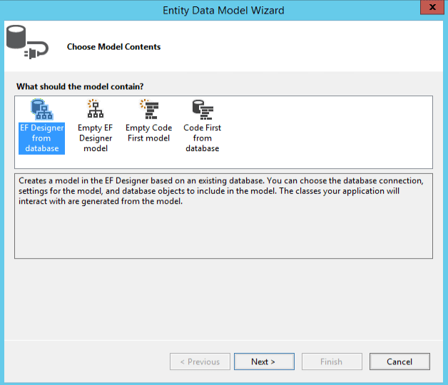 Creating a SharePoint 2016 External Content Type trough OData in VS 2015 with EF6