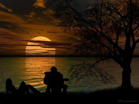 amazing romantic scene walls town