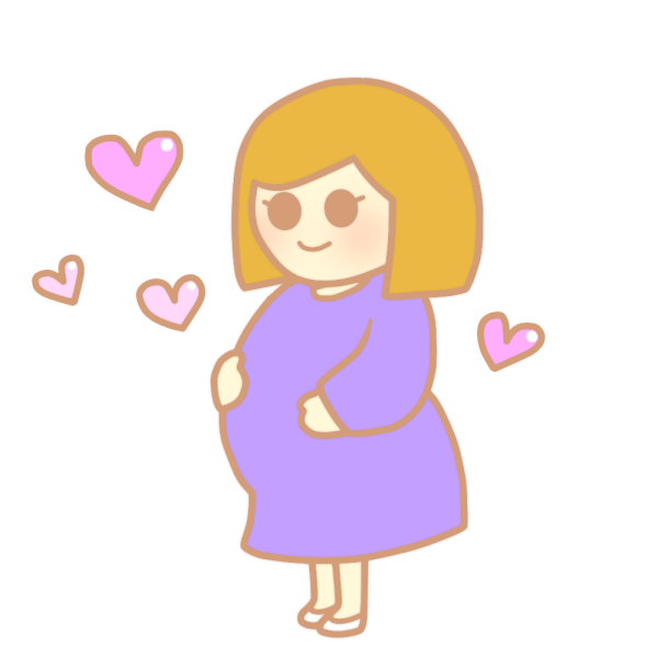 妊婦さんのイラスト かわいいフリー素材が無料のイラストレイン
