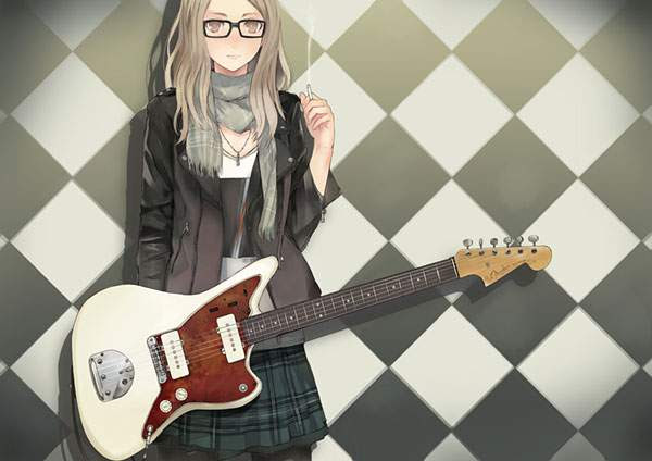 かっこいい ギター 女 イラスト ここで最高の画像コレクション