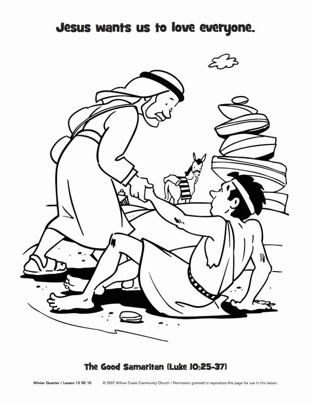 Download Good Samaritan Coloring Page - Coloring Home