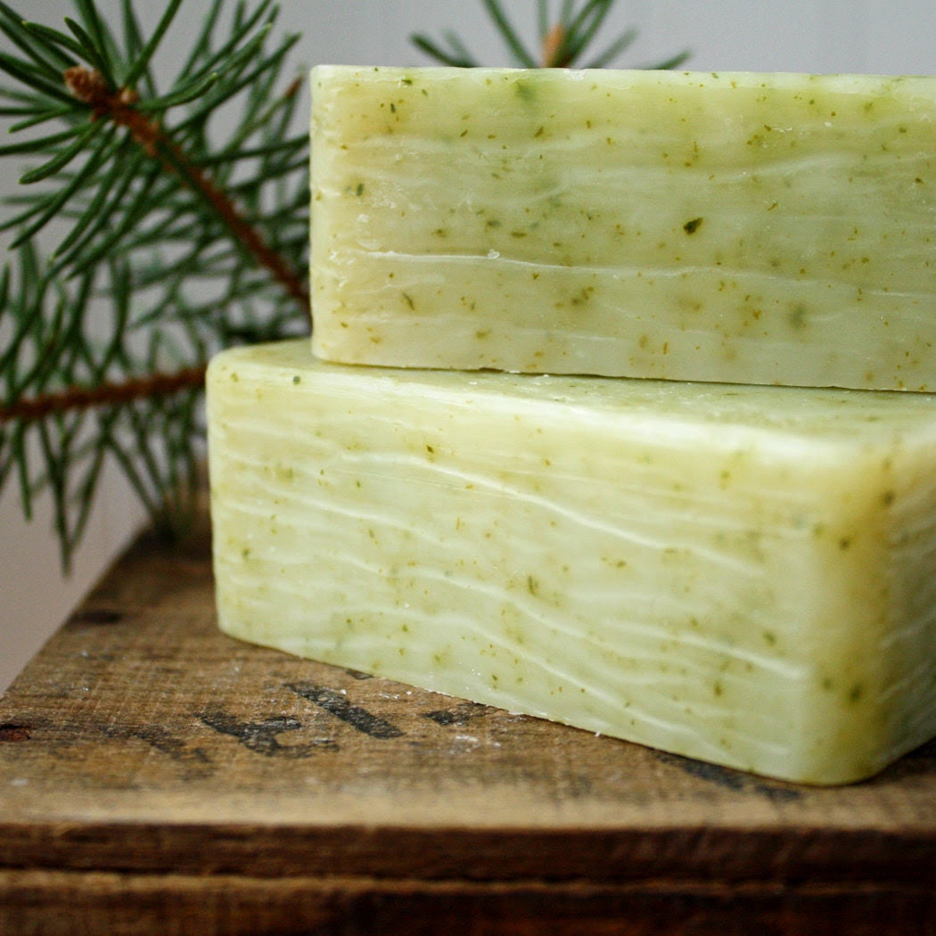 Happy Camper Cold Process Soap Bar Featuring,  Fir, Cedarwood, Eucalyptus, & Sweet Orange
