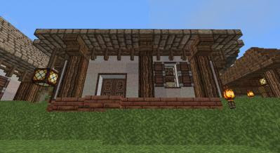 夢想の記録 Minecraft パン屋ってどんなんだっけ 建築物紹介