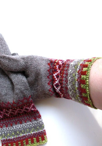 finished Meida's mittens