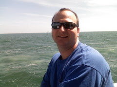 Terry on the boat