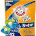 $4.20: 42-Count Arm & Hammer Plus OxiClean 5-in-1 Laundry Detergent Power Paks  w/ Subscribe & Save