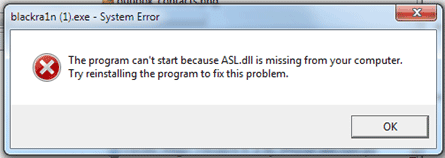 DLL missing