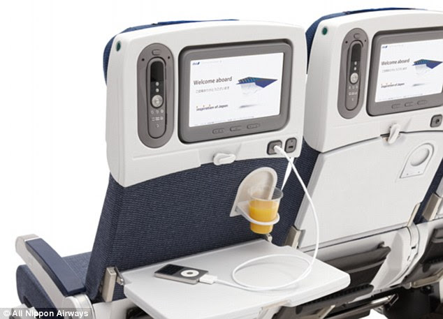 ANA's economy seats feature 10.6 inch LCD touch screen and 210 programmes of entertainment on demand