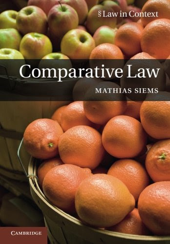 Comparative Law (Law in Context), by Mathias Siems
