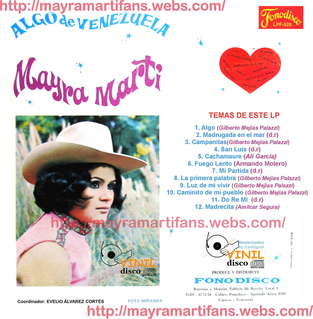 Mayra Martí -Algo de Venezuela back