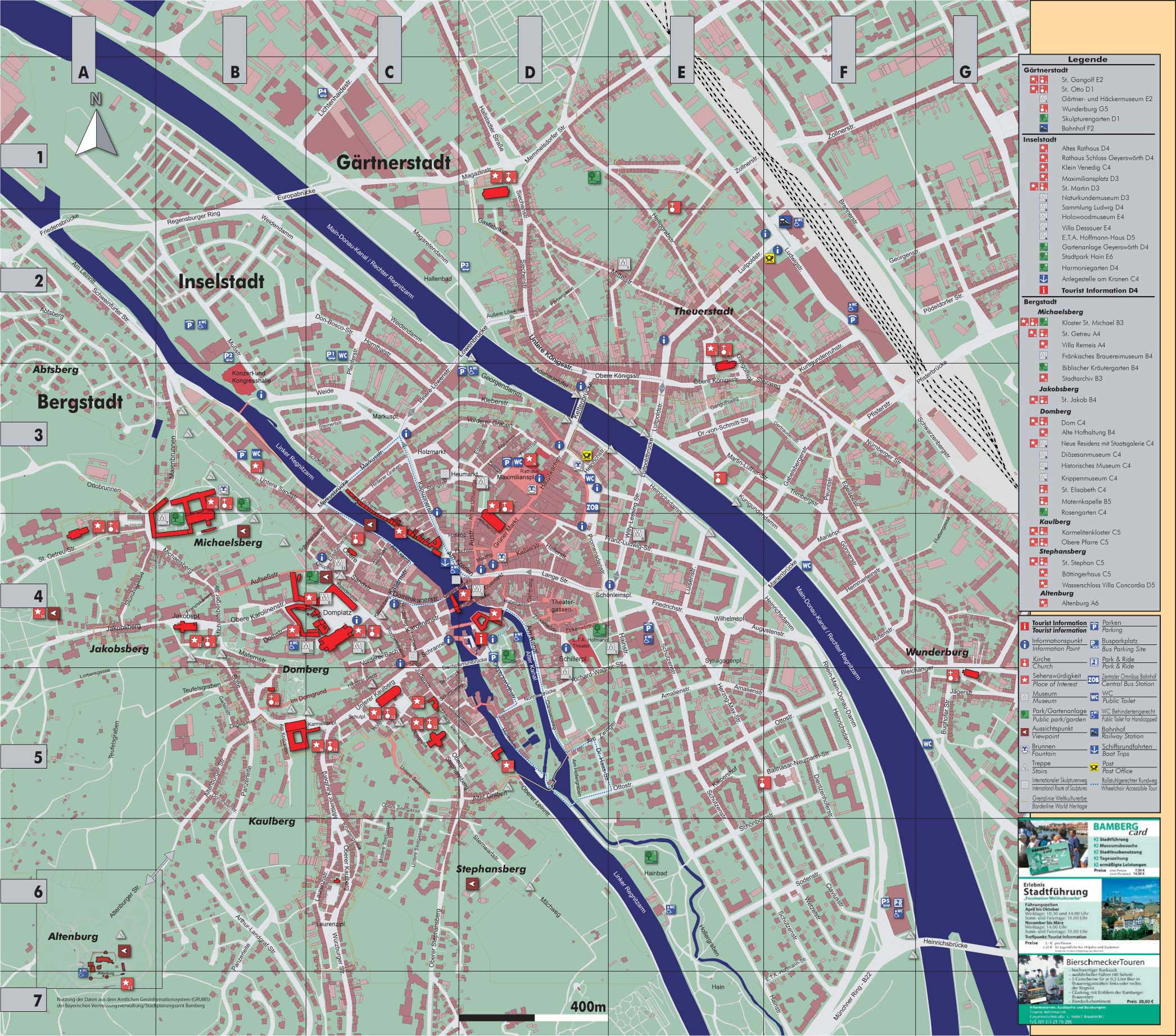 Bamberg City Map Bamberg Germany Mappery