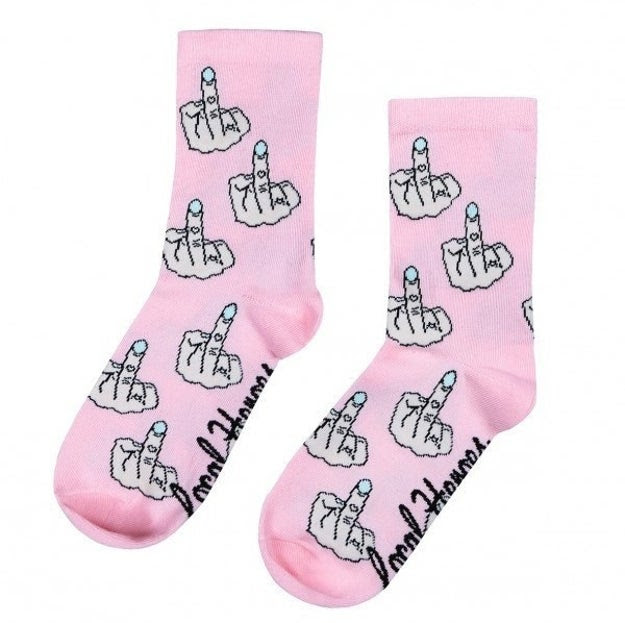 Socks that provide the perfect Monday morning accessory.