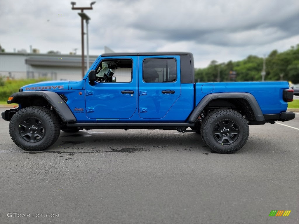 21 Hydro Blue Pearl Jeep Gladiator Mojave 4x4 Photo 3 Gtcarlot Com Car Color Galleries