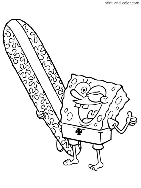 With a wide variety of designs to choose from, kids can color spongebob and his friends in a range of different scenes and settings, from underwater adventures to life on the beach. spongebob squarepants coloring pages print and colorcom