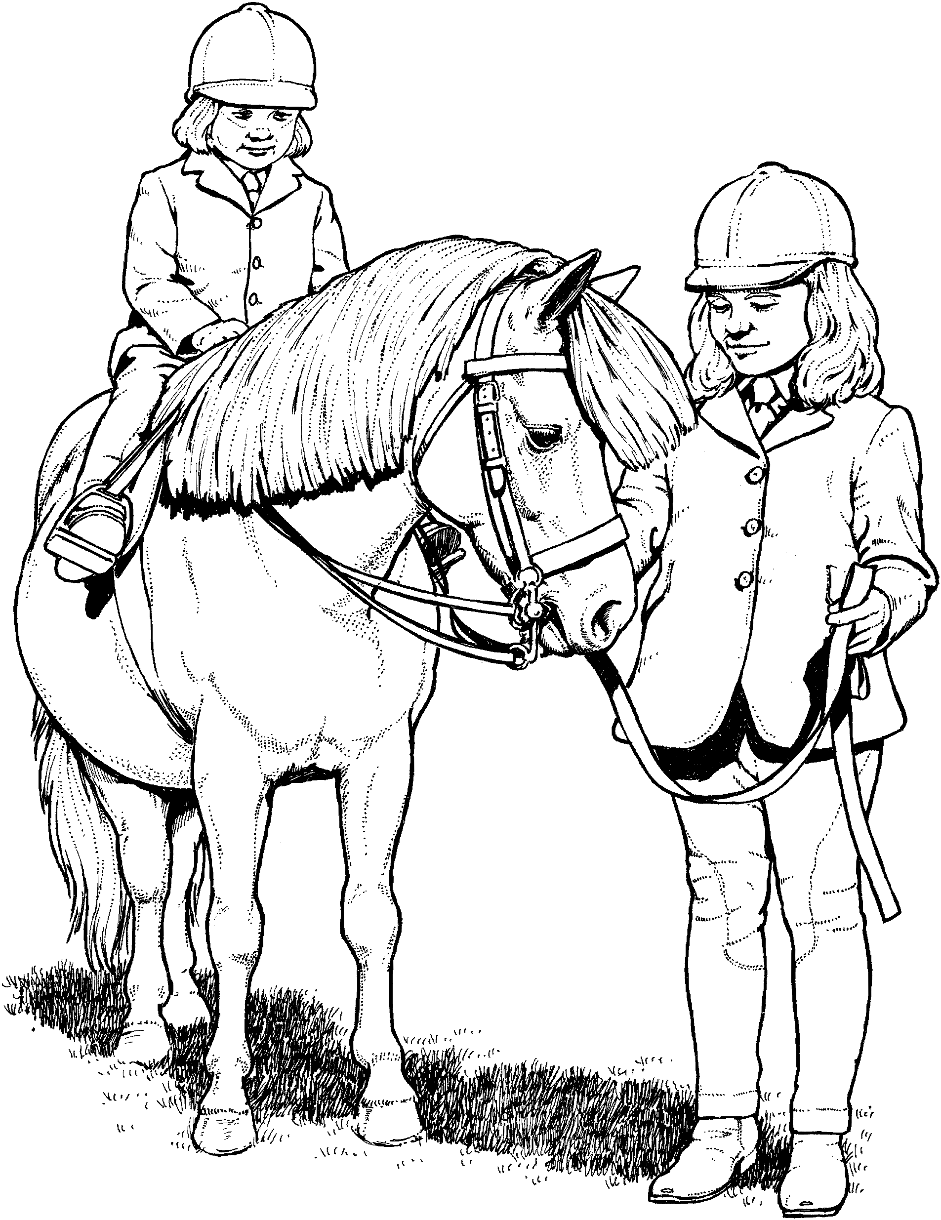 Download Free Horse Coloring Pages