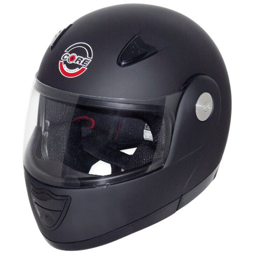 Core Zip Modular Helmet (Flat Black, X-Small) On Sale