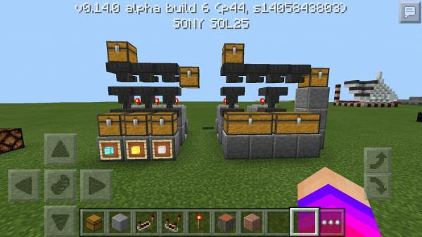 アイテムの自動仕分け機 後編 のんびりマイクラpe