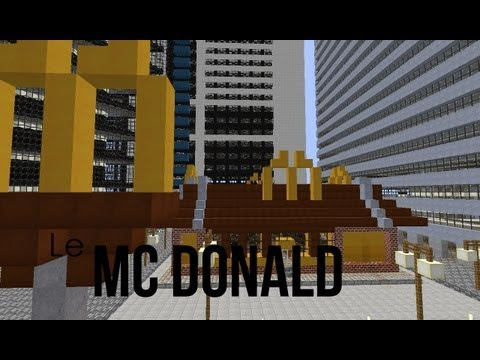 Comment construire un macdo dans minecraft ? La réponse 