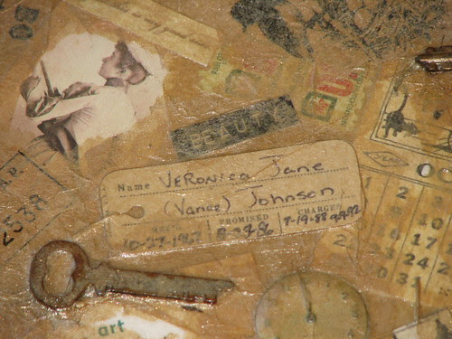 Art Journal #2 - Faux Beeswax Collage 013