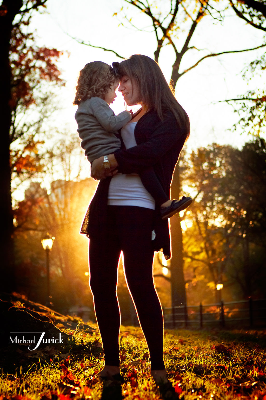 Fall family holiday photos by top New York Photographer Michael Jurick