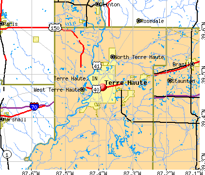 Map Of Terre Haute Indiana