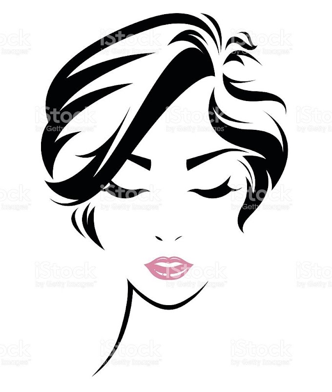 Female Hairstyles Clipart : Clip Art Vector of Retro hairstyles. Female silhouettes ... - All hairstyle clip art are png format and transparent background.