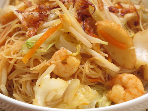 Fried Hokkian Mee Hoon (Rice Vermicelli)